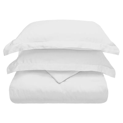 White King Cotton Blend 300 Thread Count Washable Duvet Cover Set - Down Comforters and Duvets