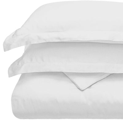 White King Cotton Blend 300 Thread Count Washable Duvet Cover Set - Down Comforters and Duvets