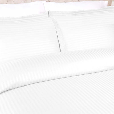 White King Cotton Blend 400 Thread Count Washable Duvet Cover Set - Down Comforters and Duvets