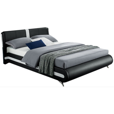 White Platform Queen Bed - Standard Beds