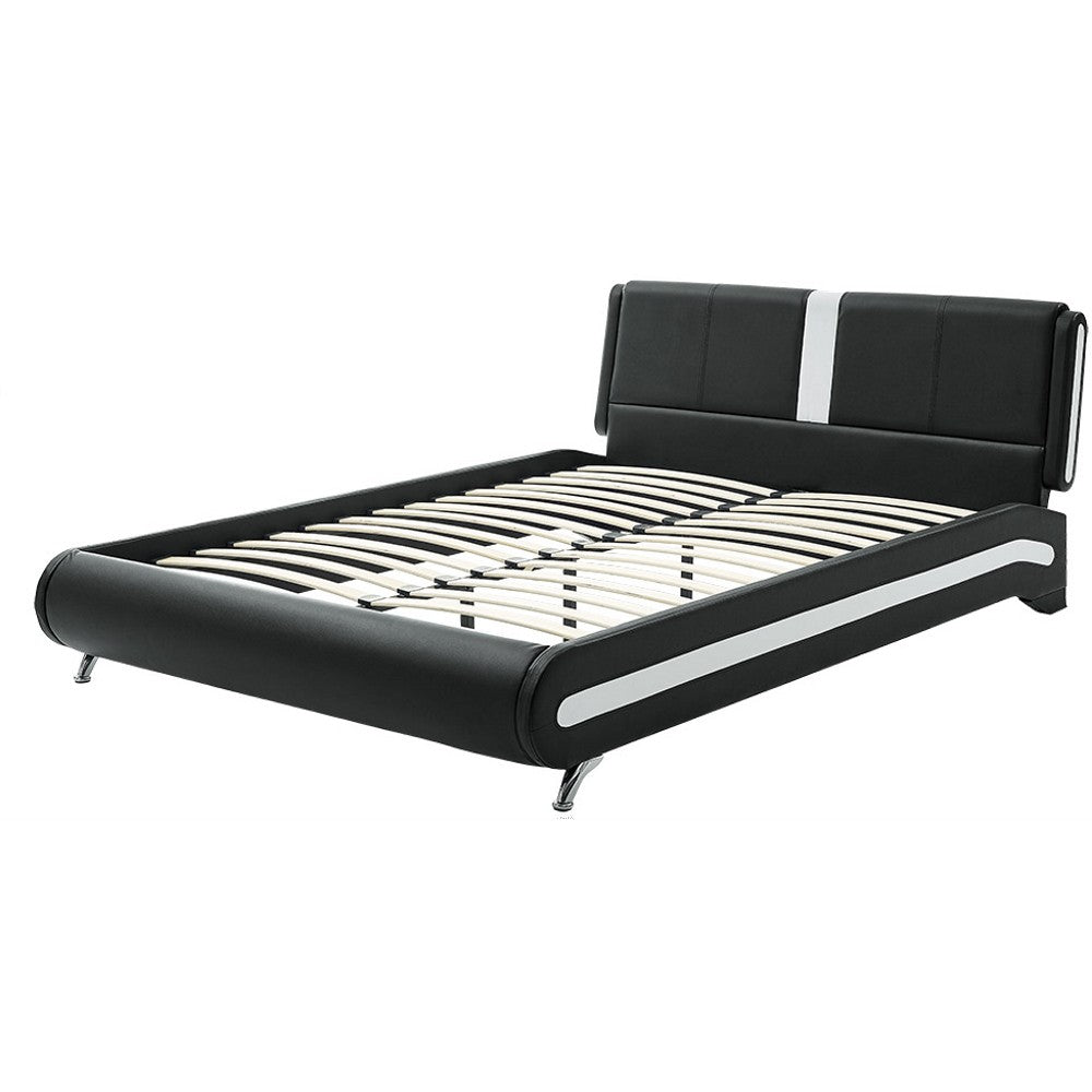 White Platform Queen Bed - Standard Beds