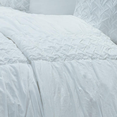 White Queen 100% Cotton 300 Thread Count Machine Washable Down Alternative Comforter - Comforters and Quilts