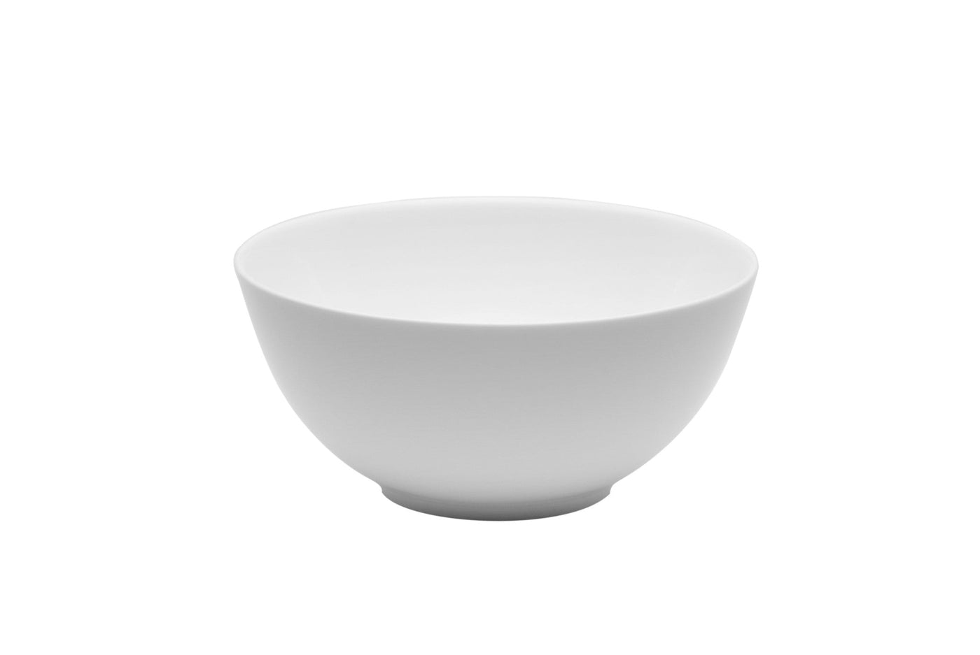 White Six Piece Porcelain Service For Six Bowl Set - Dinnerware