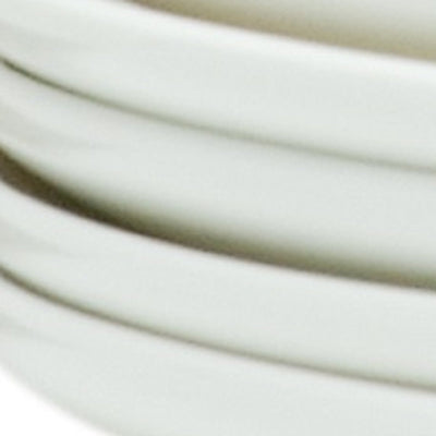 White Six Piece Porcelain Service For Six Salad Plate Set - Dinnerware