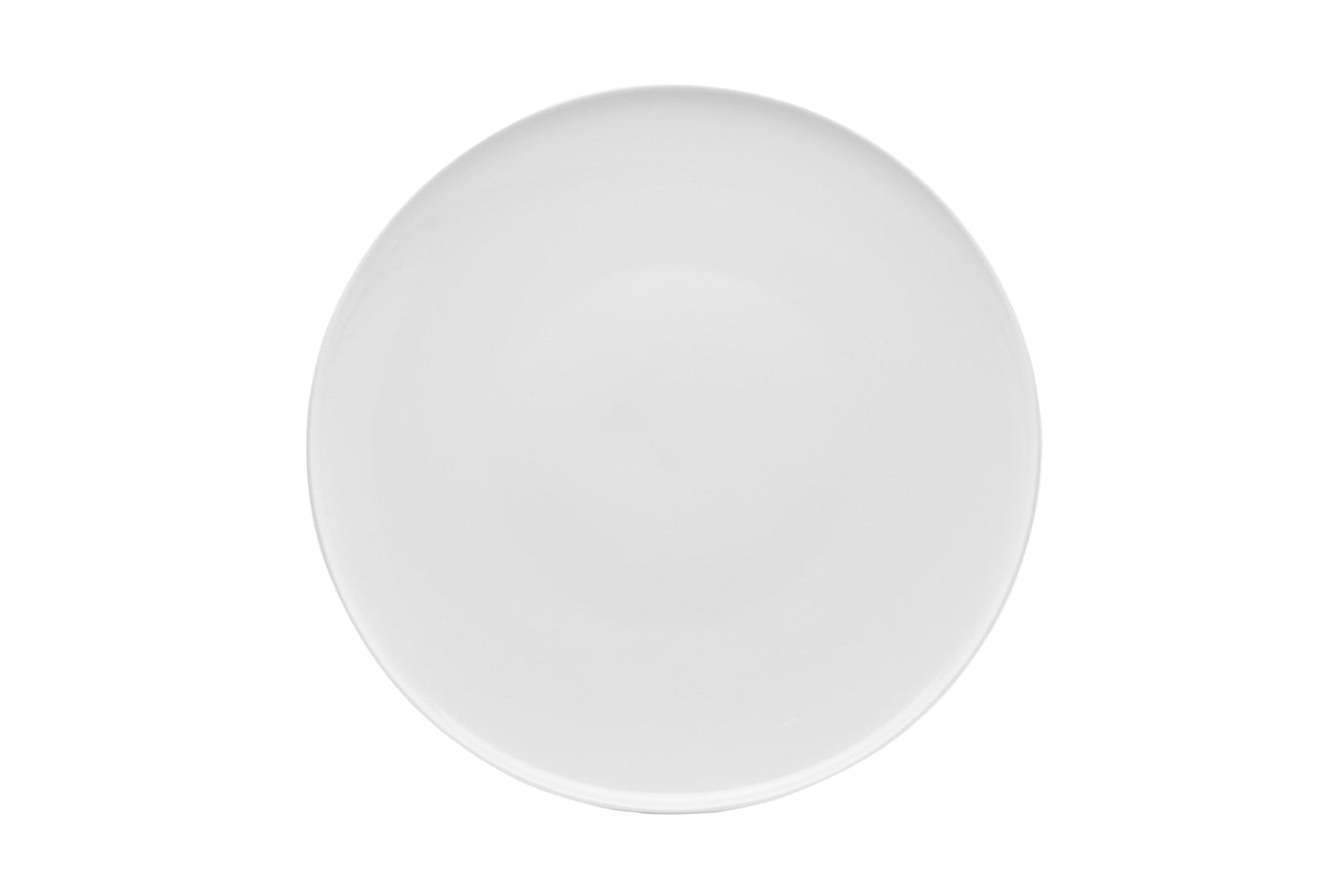 White Six Piece Porcelain Service For Six Salad Plate Set - Dinnerware