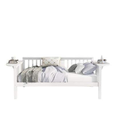 White Solid and Manufactured Wood Full Bed - Standard Beds