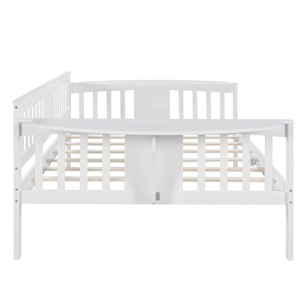 White Solid and Manufactured Wood Full Bed - Standard Beds