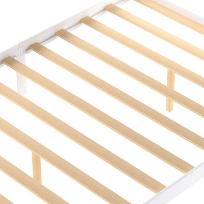 White Solid and Manufactured Wood Full Bed - Standard Beds