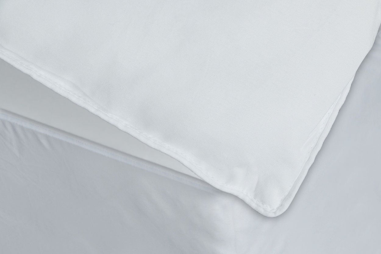 White Twin Microfiber Thread Count Down Alternative Duvet Insert - Down Comforters and Duvets