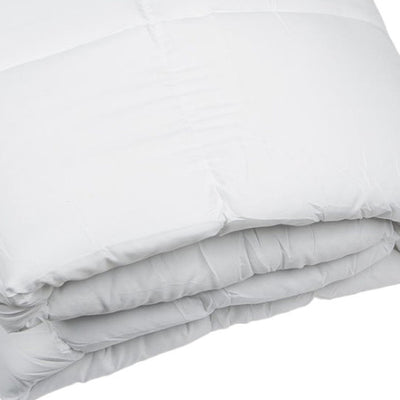 White Twin Microfiber Thread Count Down Alternative Duvet Insert - Down Comforters and Duvets