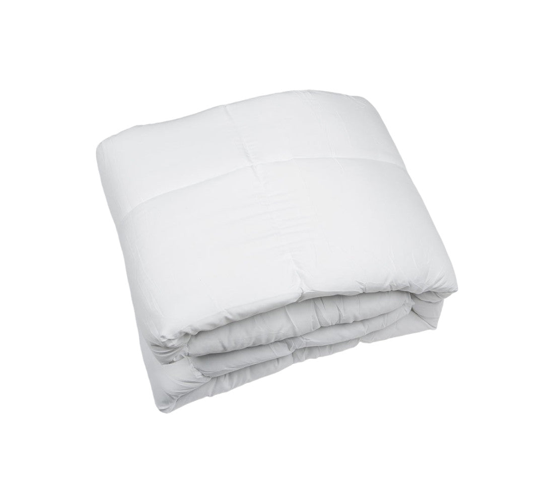 White Twin Microfiber Thread Count Down Alternative Duvet Insert - Down Comforters and Duvets