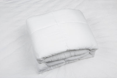 White Twin Microfiber Thread Count Down Alternative Duvet Insert - Down Comforters and Duvets