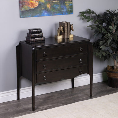 Wilshire Chocolate 3 Drawer Chest - Dressers